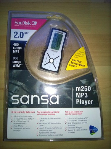 Sandisk sansa m250 lettore - sansa,