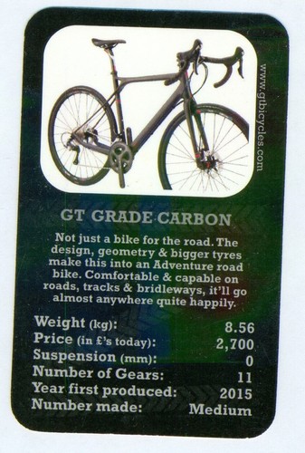 Scheda bici grado gt - -,