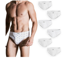 12 PEZZI SLIP UOMO ART. 453 COTONE 100%  MARC LUIS FANTASIA CHIARA MADE IN ITALY