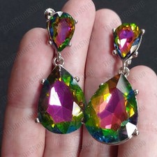 ORECCHINI CLIP ON topazio