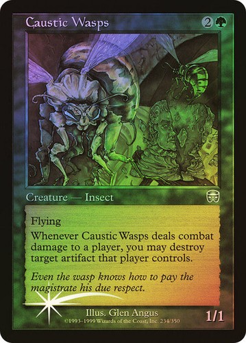 Foil caustic wasps - foil, mercadian