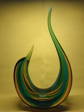 Scultura artigianale in vetro