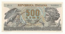 500 LIRE ARETUSA  DECR