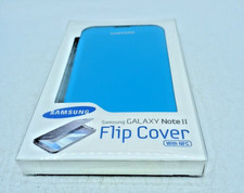 Custodia flip cover Samsung Galaxy Note 2 N7100 blu chiaro. PC98