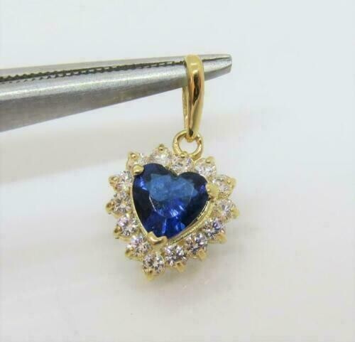 Ciondolo donna zaffiro blu - , a