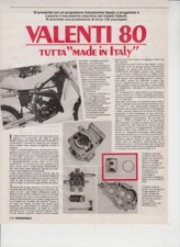 advertising Pubblicità MOTO VALENTI 80 CROSS 1985 -MOTOITALIANE MOTOCROSS EPOCA
