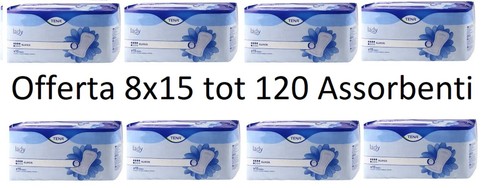 120 assorbenti tena - assorbenti, lady