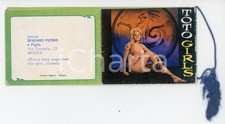 1970 ca MODICA Salone Pietro SPADARO Calendarietto da barbiere TOTOGIRLS
