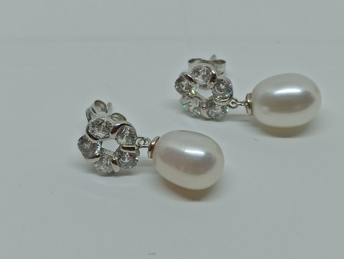 Orecchini argento 925 fiore - 925,