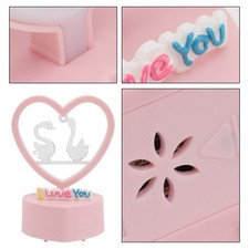 1 lampada da comodino adorabile, lampada da notte decorativa, regalo di (rosa)