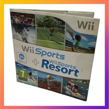 Gioco Wii SPORTS + Resort per Nintendo Wii PAL Gioco in Italiano Usato