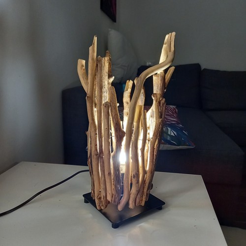 Lampada tavolo legno - lampada, da