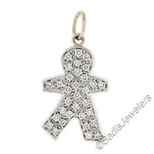 Ciondolo Bibigi oro bianco 18