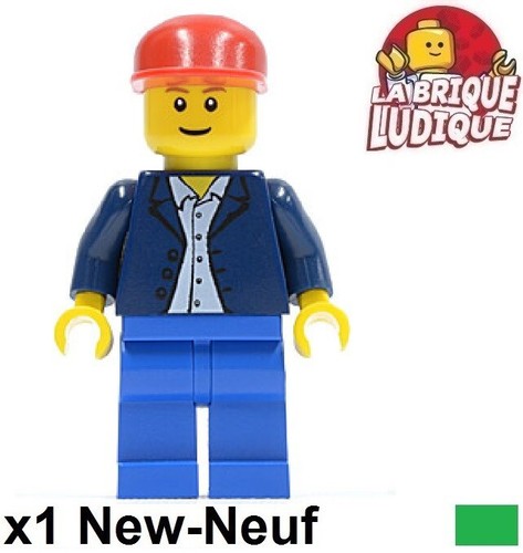 Lego minifig city uomo - city, veste