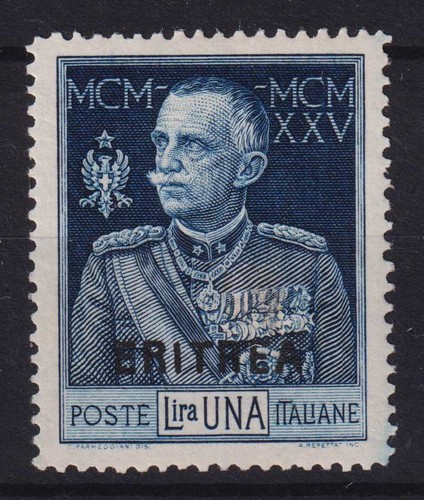 Colonie eritrea 1925 - eritrea, 1925-26