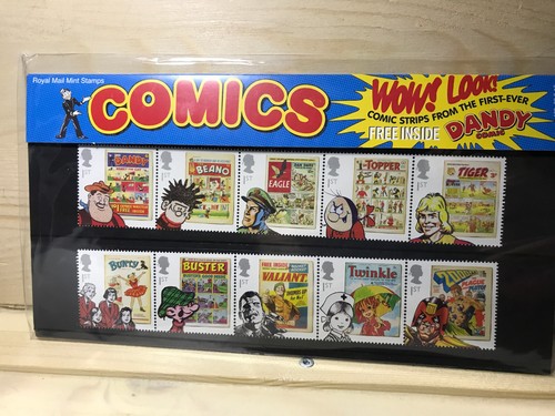 Royal mail mint stamps - mail, -comics
