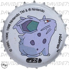 02991] TAPPO CORONA CROWN CAP CHAPA KRONKORKEN SUCCO DI FRUTTA YOGA POKEMON 29