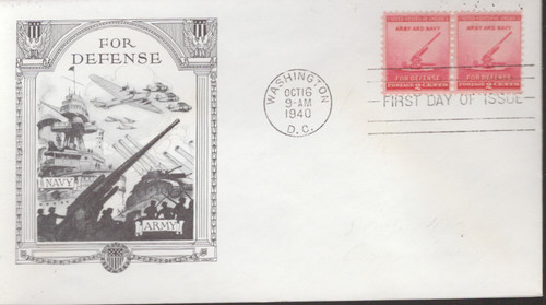 1940 fdc scott 900 difesa - -,