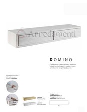 mensola con cassetto in legno