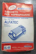 8 PEZZI FILTRO PER ASPIRAPOLVERE ALFATEC AL-66 MODELLO COMPACT E COMPATIBILI