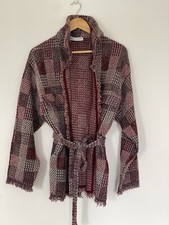 Giacca in tweed metallic o  ZARA rosa con cintura