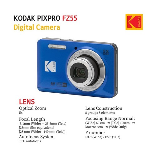 Kodak fz55 pixpro fotocamera - pixpro,
