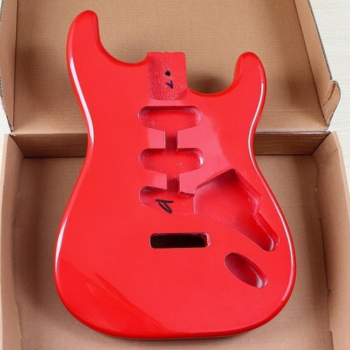 Corpo chitarra elettrica - chitarra, rosso