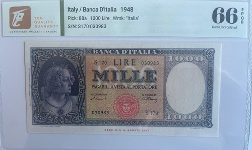 1000 lire ornata - lire,