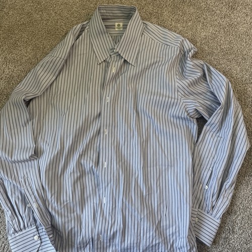 Camicia righe blu borrelli - a,