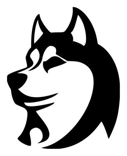 Adesivo vinile siberian husky - adesivo,