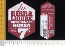 R01667] ETICHETTA LABEL - BIRRA  ARTIGIANALE BIRRIFICIO DI SAVONA