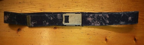 Black belt bleached effect
