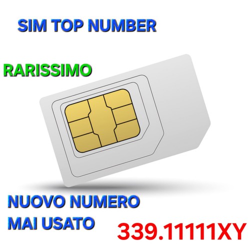 Sim gold number vip nuovo - gold,