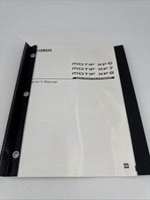 Yamaha Motif XF6 / XF7 / XF8 Manuale dell'acquirente: con cover protettive.