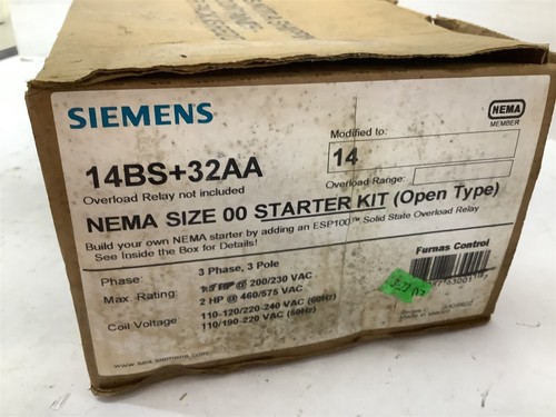 Siemens 14bs32aa starter kit - starter,