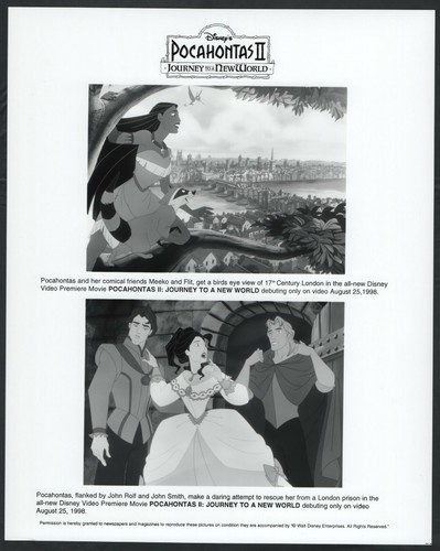 Pocahontas viaggio un - pocahontas, in