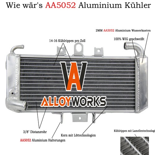 Radiatore alluminio per yamaha - alluminio,