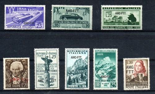 533 francobolli trieste - 533,