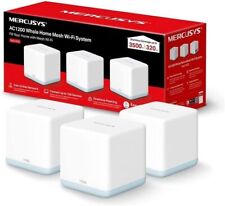 MERCUSYS Halo H30(3-Pack) - AC1200 Wi-Fi Mesh, Porta Ethernet 10/100 MB/s, Tu