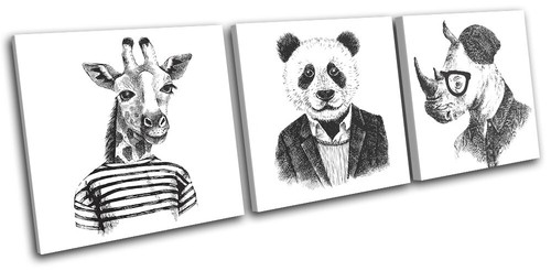 Hipster giraffe panda - giraffe, rhino