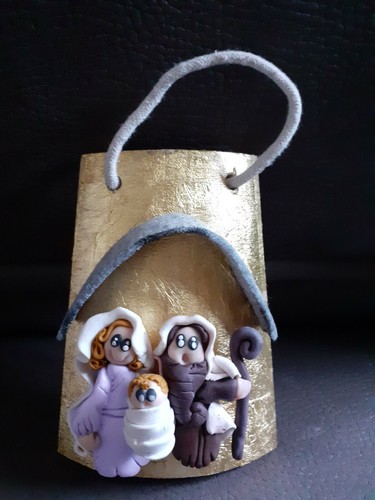 Presepe fimo tegola in - in,