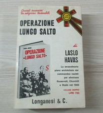 Romanzo OPERAZIONE LUNGO SALTO Laslo Havas, Longanesi 1971, I libri pocket 317