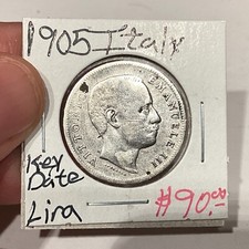 1905 R Italia Una 1 Lira -