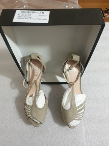 Icone sandalo nabuk grey tacco - nabuk,