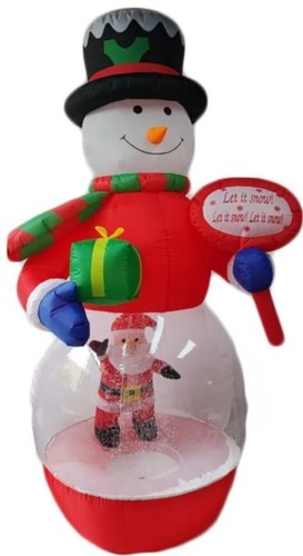 Gonfiabile pupazzo neve - di,
