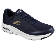 Skechers Arco Fit Passeggio SPORTS Scarpe IN Blu Scuro fino A Misura UK 6 Eu 13