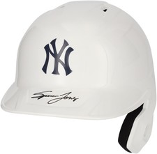 Casco da battuta replica alternativo firmato Spencer Jones Yankees Rawlings Mach Pro