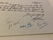 1953 Letter W.G.T.Burne