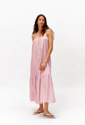 Abito midi zara righe - abito,