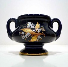 Vasetto vaso limoges blu